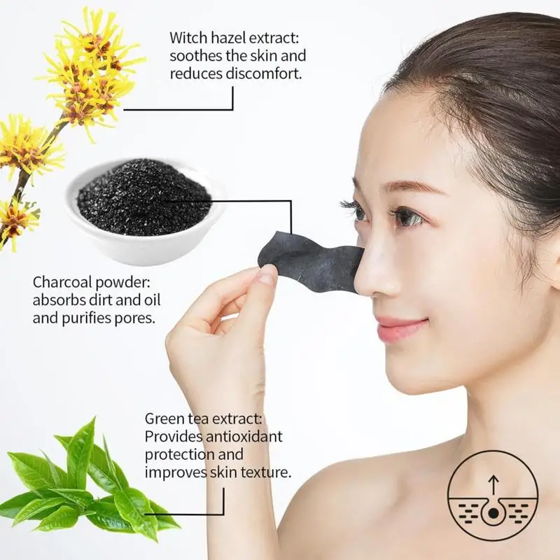 女性用鼻孔拡張テープ,ディープクリーニング用鼻孔拡張パッチ,にきび除去用鼻孔拡張