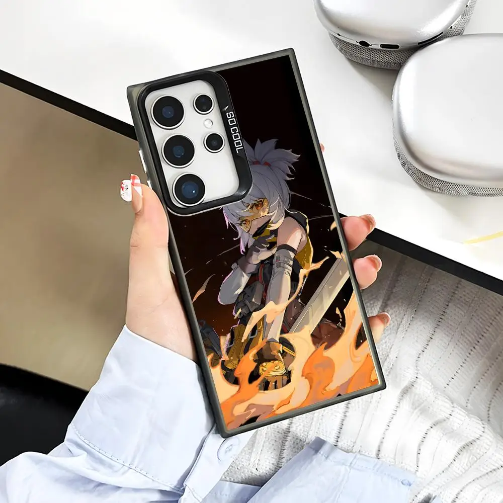 ZZZ Soldier Eleven Phone Case for Samsung Galaxy A57 56 55 54 52 37 36 35 34 27 26 25 17 16 5G Colorful Silver Cover