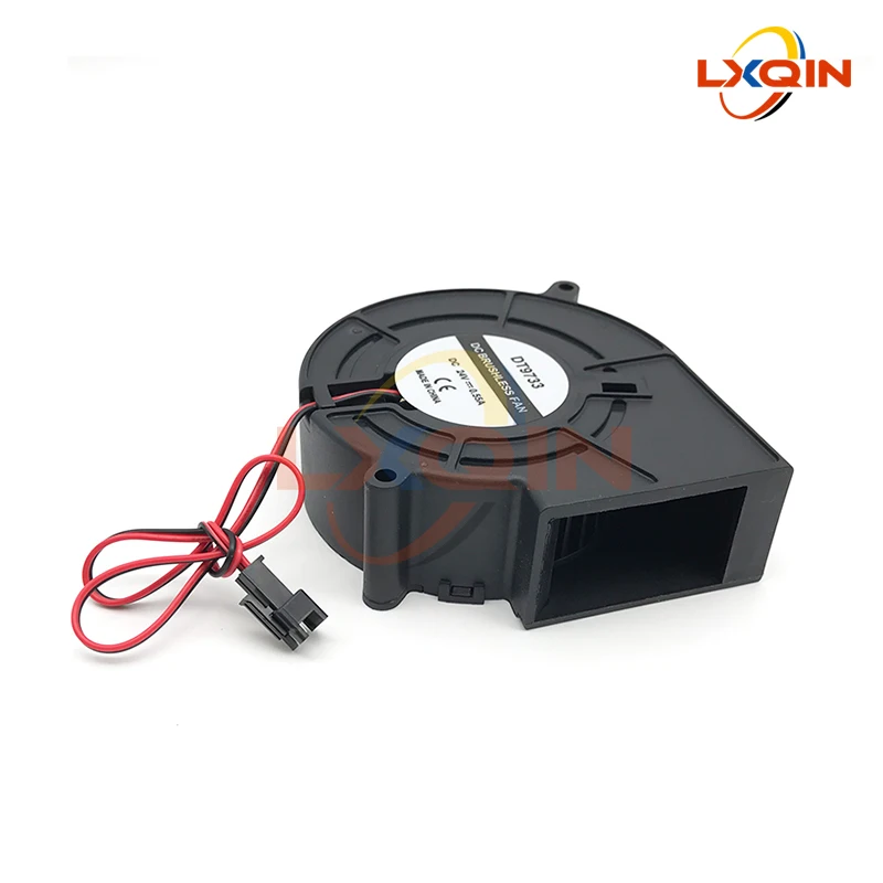 LXQIN-ventilador de succión para impresora de gran formato, soplador de papel sin escobillas, DC24V, para Allwin Xuli Gongzheng