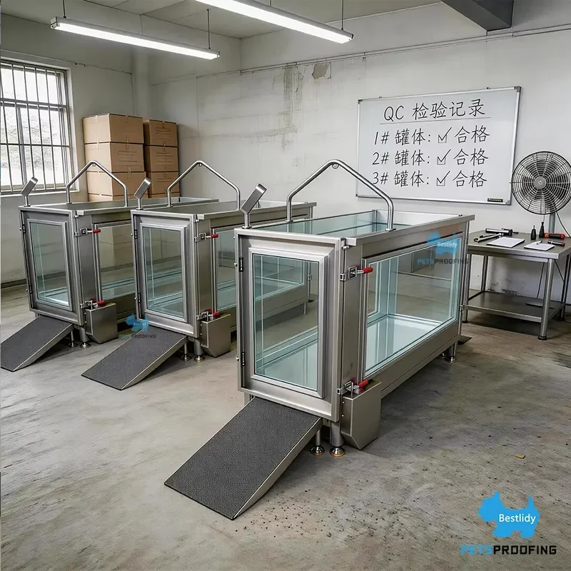 Electrical Hydrotherapy Dog Underwater Treadmill Running Circulation Instrument Veterinary Equipment for Pets Horse