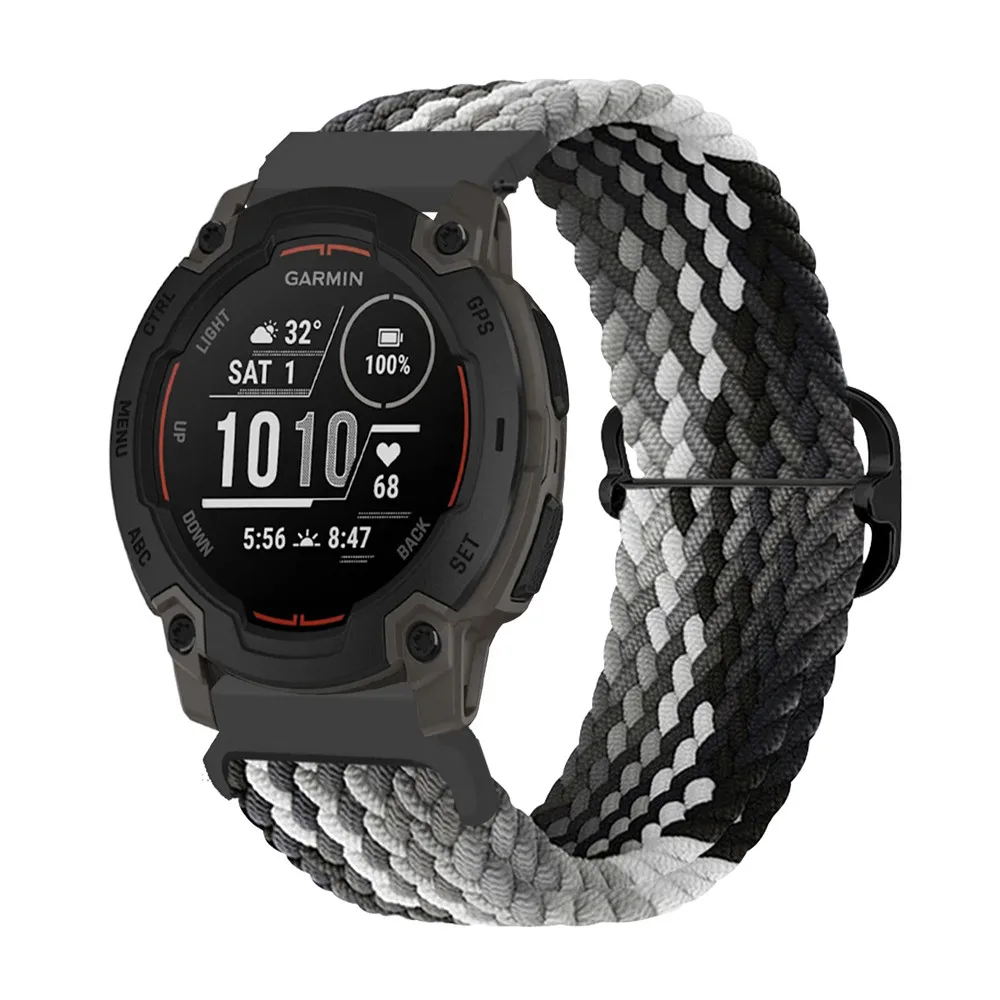 

Эластичные ленты для Garmin Instinct 3 45 мм/Instinct E 45 мм, нейлоновый тканый ремешок