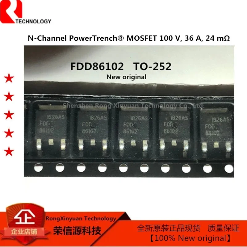 SN74HC245NSR HC245 SOP-20 SN74HC245 74HC245NSR 74HC245 FDD86102 TO-252 86102 MOSFET-N 100 V, 36,24 MΩ 100% ใหม่เดิม