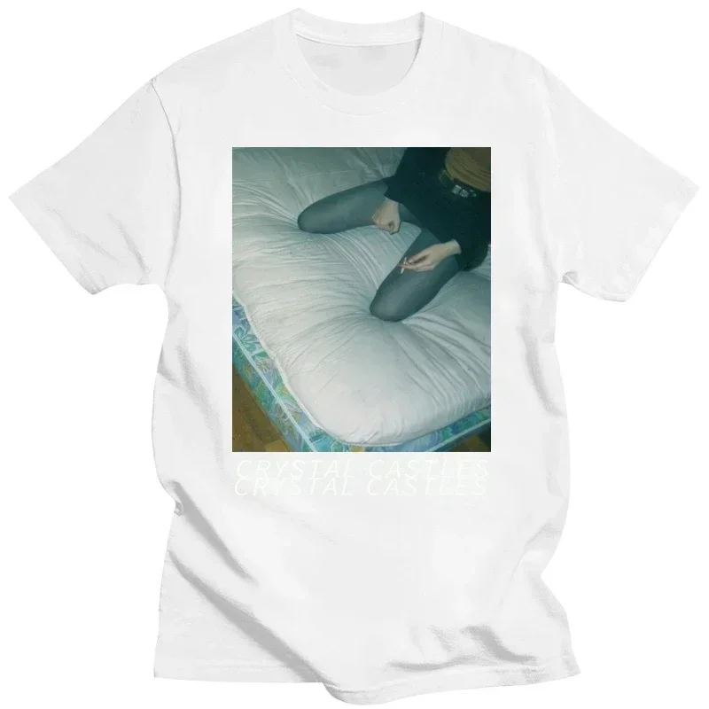 Men Funny T Shirt Women Cool Tshirt Crystal Castles Big Deer Fashion T-Shirt Heavyweight Fashion Round Neck Manga Vintage Anime