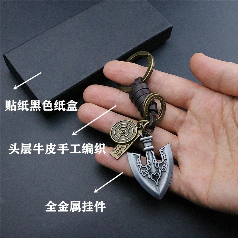 2024 New Jojo Series Leather Rope Keychain Keyring Chain Pendant Accessories For Men And Women Creative Gift For The World