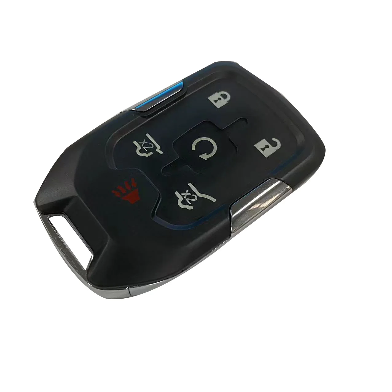 Okey Smart Keyless Fob Shell for Chevrolet Tahoe Silverado Suburban Tahoe GMC Sierra Acadia Terrain YUKON Remote Key Case