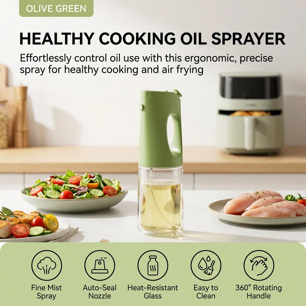 Air Fryer Oil Sprayer Dispense - огляд і ціна Misting Bottle Fine