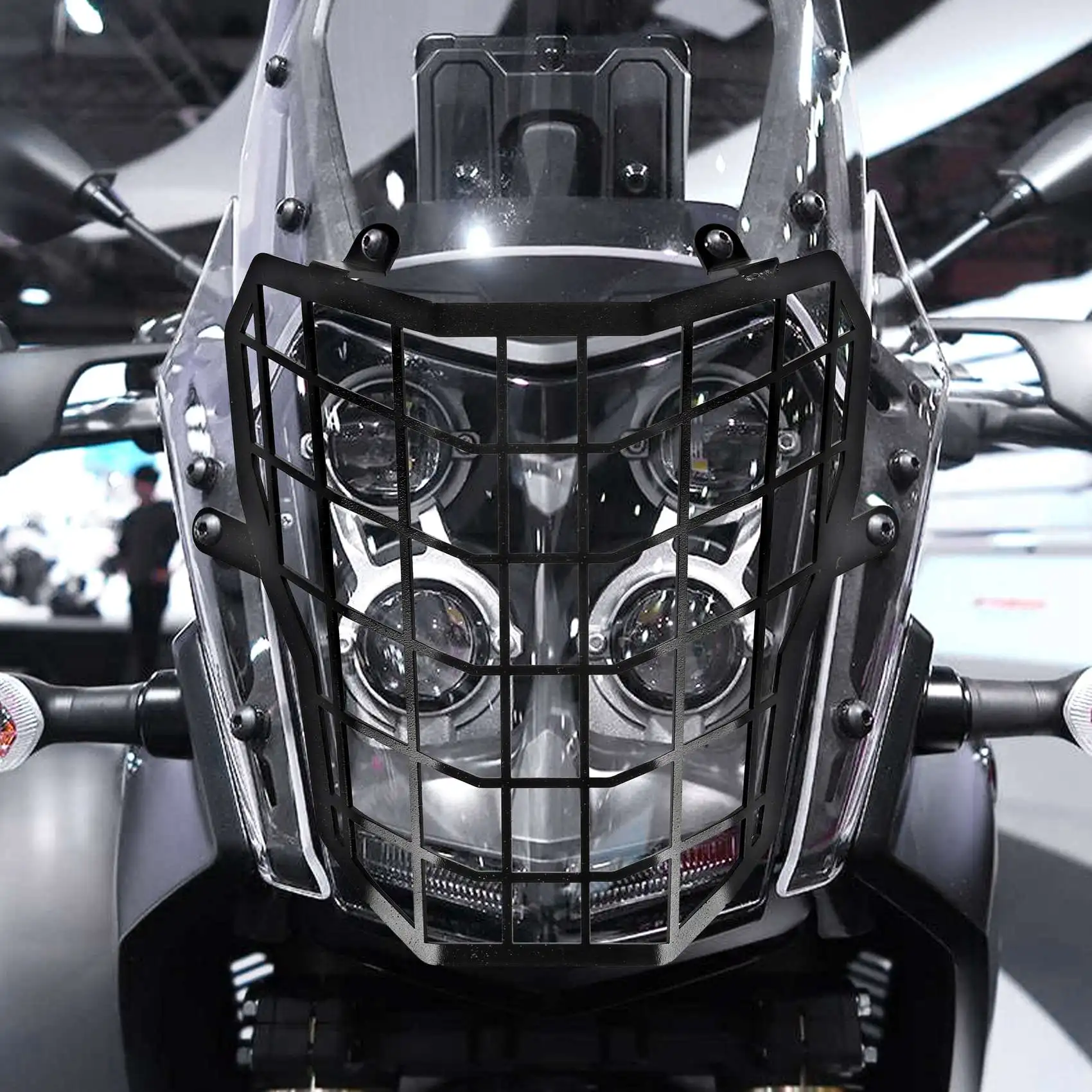 

L39A-Защитная крышка для фар мотоцикла, защитная решетка для Yamaha XT 660 Z Tenere XT660Z 2007-2017