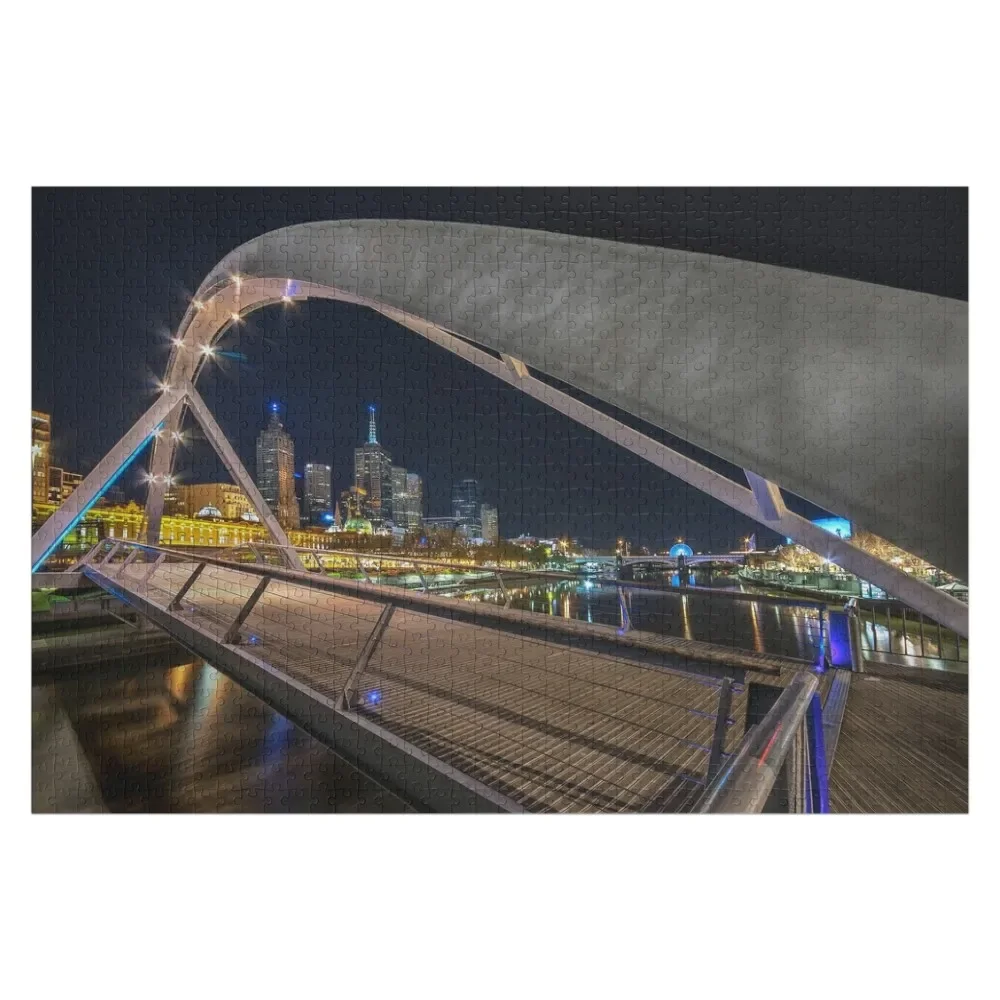 

Головоломка Southgate Bridge At Night, подарок для детей на заказ, новые игрушки для детей, подарки на заказ, 2022, персонализированная головоломка