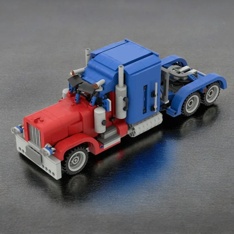 

861 шт. популярный американский грузовик MOC автомобильный строительный блок, креативный DIY, коллекция, образовательный фестиваль, подарки для детей, игрушки