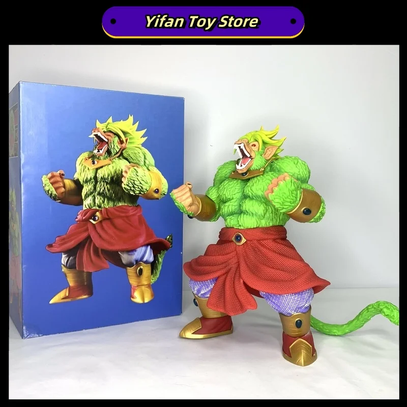 36cm Classic Anime Dragon Ball Role Broli Great Ape Standing Posture Model Statue Pvc Desktop Decoration Figures Toy Collection