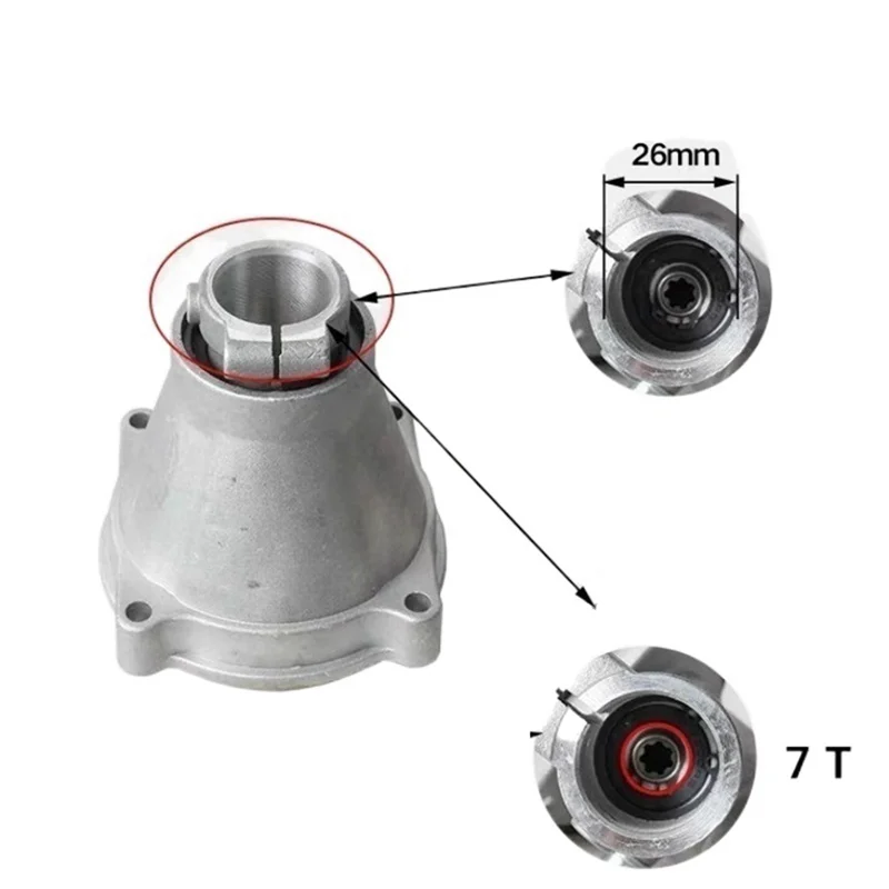 26mm 7-Tooth Lawn Mower Connecting Disc Brush Cutter Side Hanging Connecting Disc Drive Disc Brush Cutter Accessories