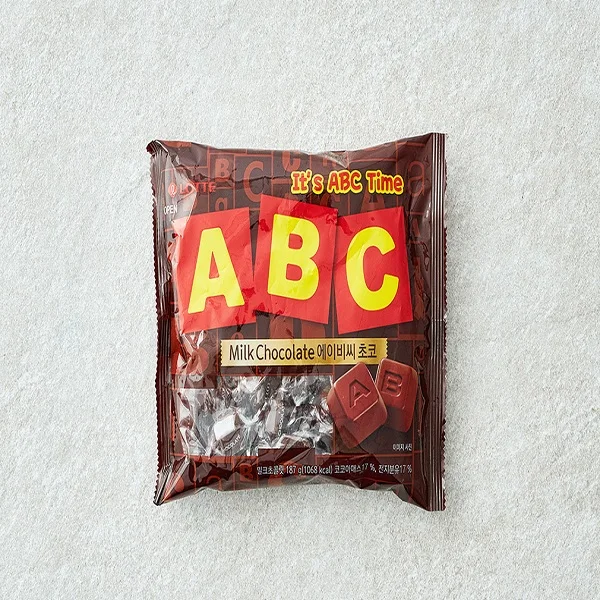 LOTTE ABC Chocolate 187g x8 nothing