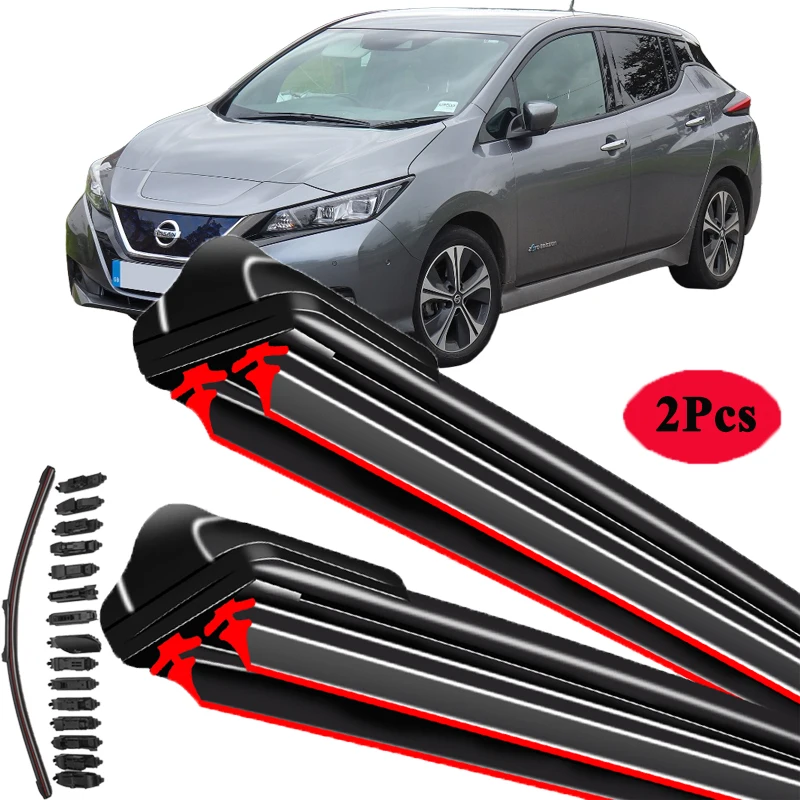 

For Nissan Leaf ZE0 ZE1 2010-2024 Car Windshield Wiper Blade Front Windscreen Brushes Washer Accessories Window Cleaning Parts