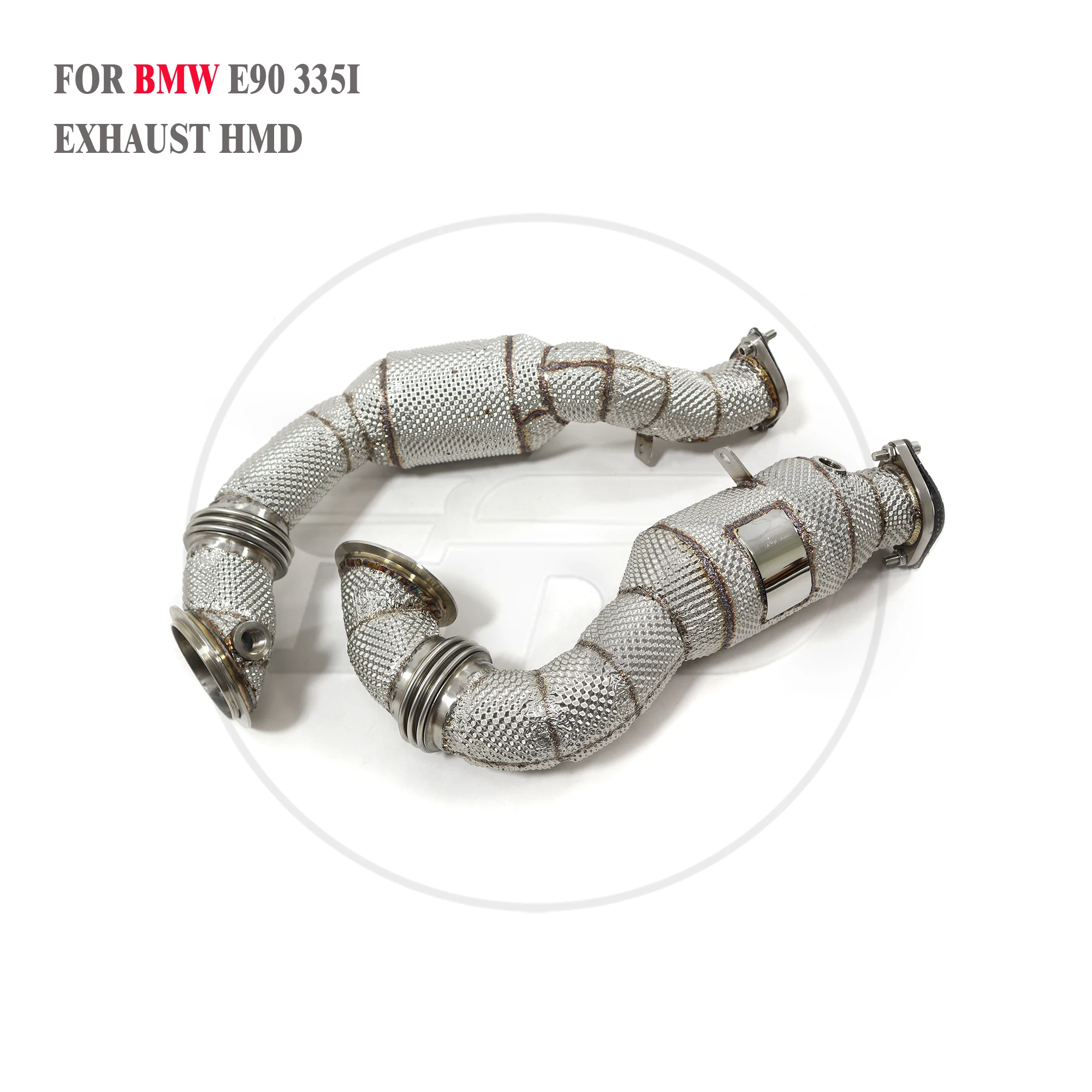 

Выхлопная система HMD с высокой пропускной способностью для BMW E90 E91 E92 E93 335i N54 Двигатель 3.0T 2004-2013 с теплозащитой