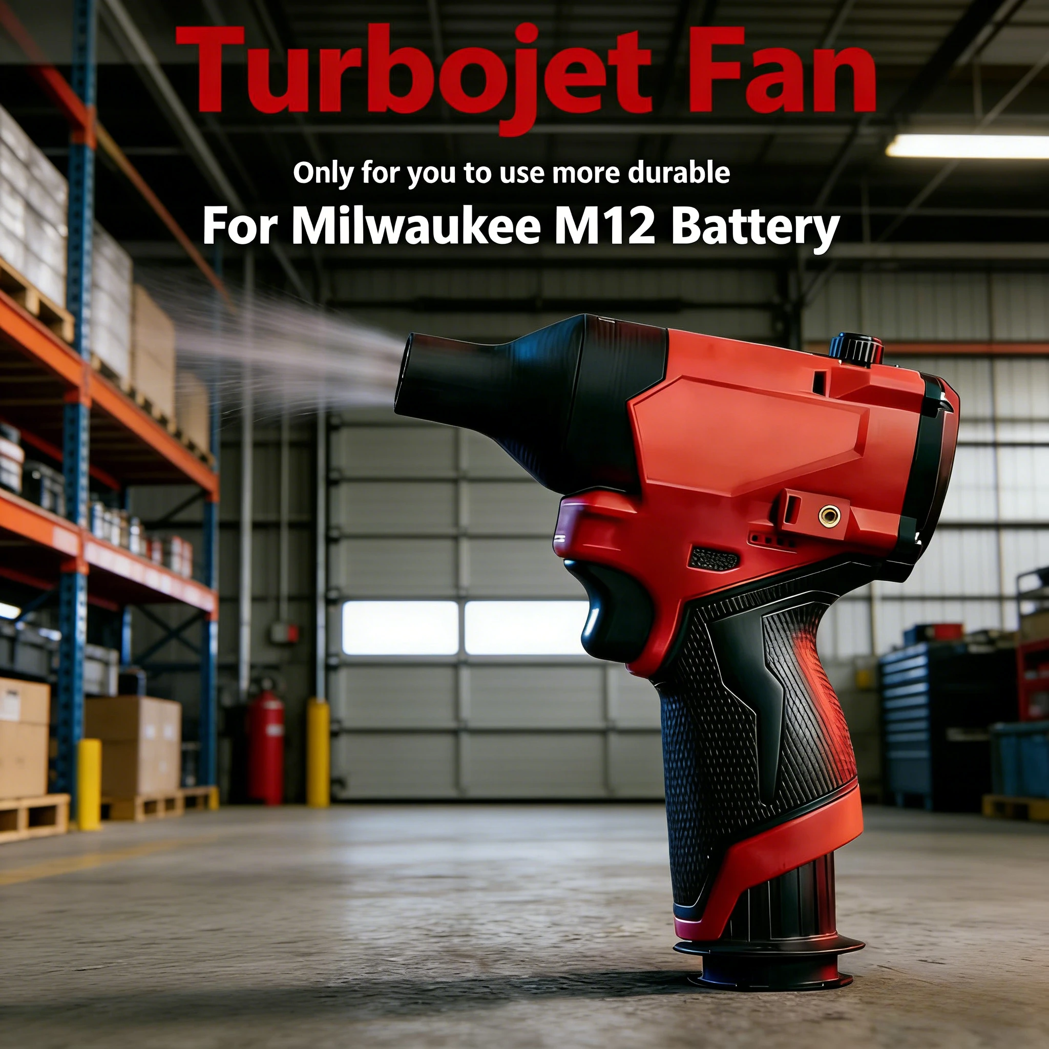 

Brushless Jet Blower For Milwaukee 12V Battery 160000RPM Control Violent Turbo Fan Electric Air Duster (No Battery)