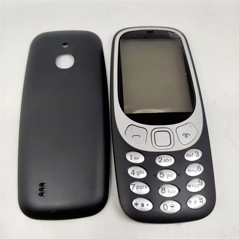 Full Housing For Nokia 3310 (4G Version) Face Frame +Battery Door Back Cover Housing+Logo