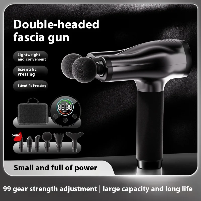 

Relaxation Handheld Mini Massager Gun with Deep Tissue Percussion Muscle Massage Gun Rechargeable Fascia Gun