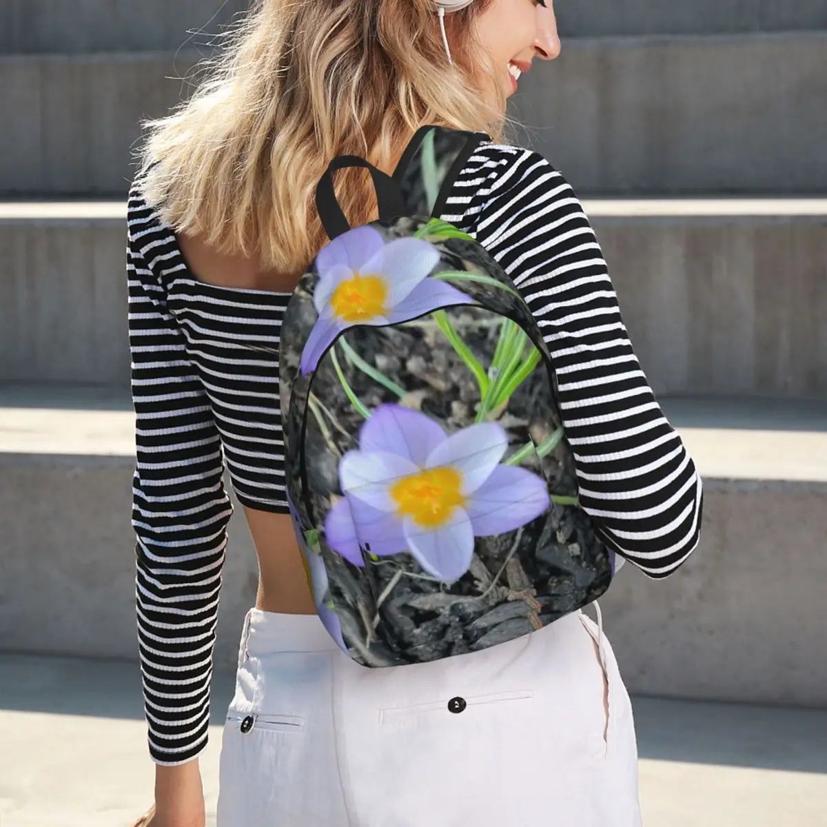 First Flower Rucksack, heißer Verkauf, Tagesrucksack, großes Fassungsvermögen, für Jungen und Mädchen, Büchertasche, Schultasche, Umhängetaschen für Männer und Frauen