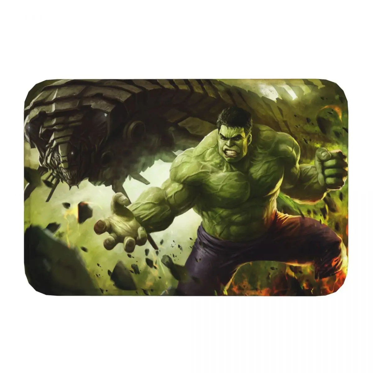 Hulk Anti-Slip Doormat Kitchen Mat MARVEL Super Hero Balcony Carpet Entrance Door Rug Indoor Decor