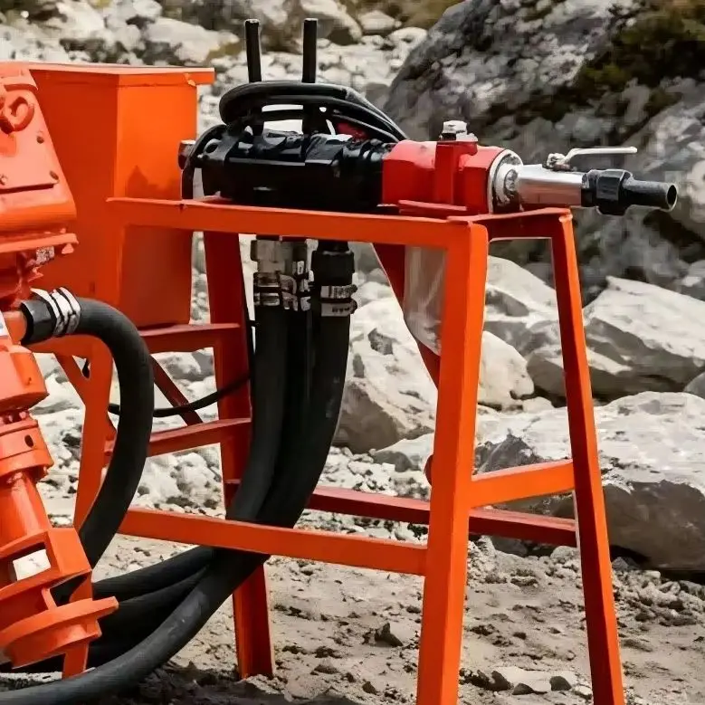 Customized Compact 40m DTH Rock Drilling Unit  Pneumatic Powered High Torque Multi-angle Operation Design