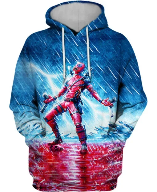 Deadpool Men's Hoodie Hydra Captain America Boy Hoodie 3D Print Spider-Man Pullover Marvel Men's Hooded Oversized Men's Clothing