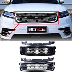 ROLFES For Land Rover Range Rover Velar L560 2017-2024 LR092628 Front Grille Racing Grills Upper Bumper Hood Mesh Grid Grill