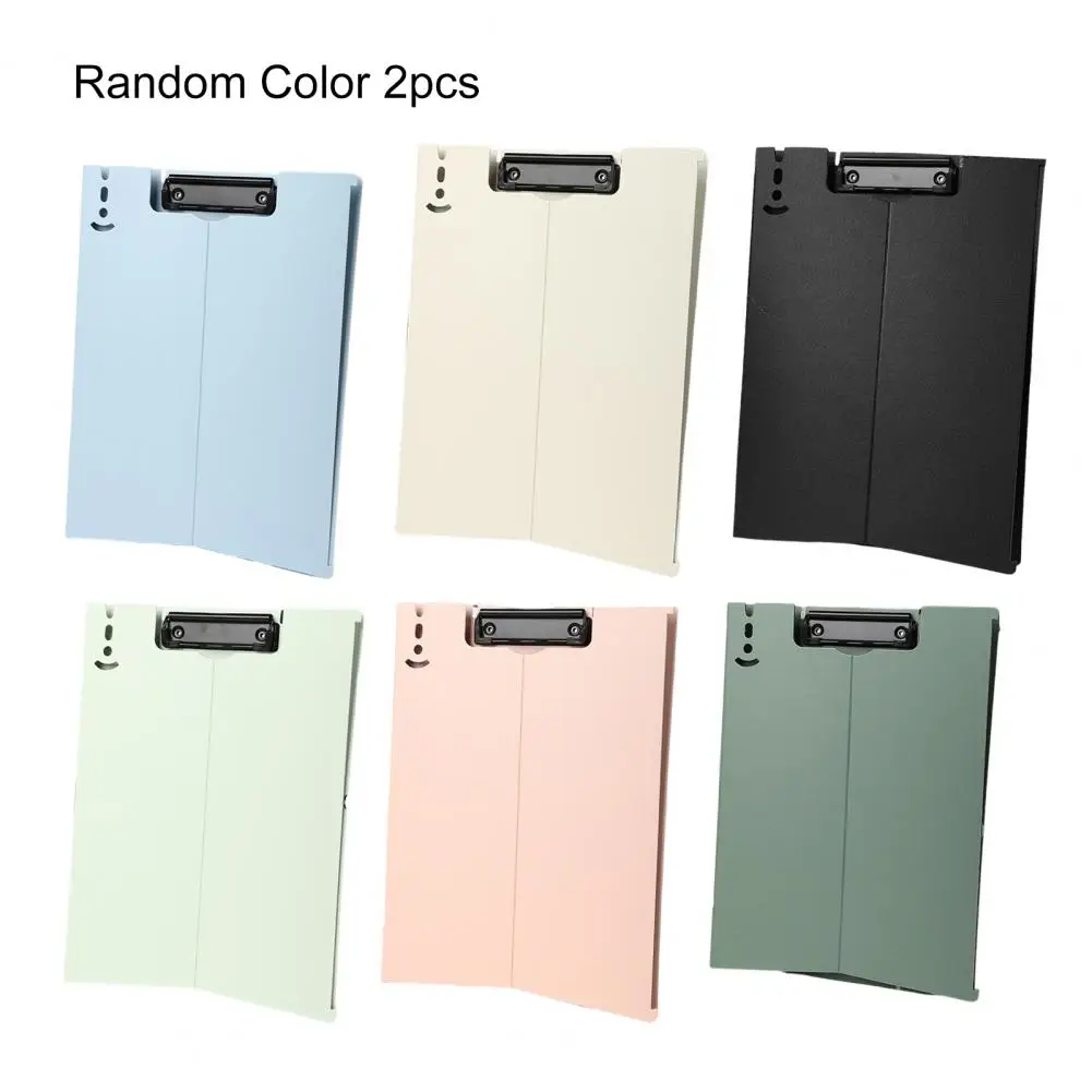 File Clipboard Organizer Waterproof A4 Clipboard Clip Folder with Vertical Plate Clamp for File Management Hard Board for Office