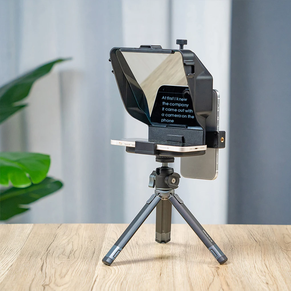 

Teleprompter Universal Professional Bluetooth-compatible Wide Screen Multi-interface Prompter Live Streaming Equipment