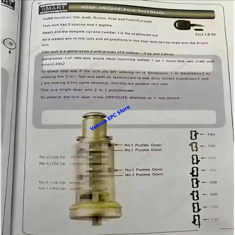 2026 hot selling newest  Lishi 2 In 1 Tool Book User Manual User Guide FOR CAR LOCK lishi tools Also With Pdf Manua