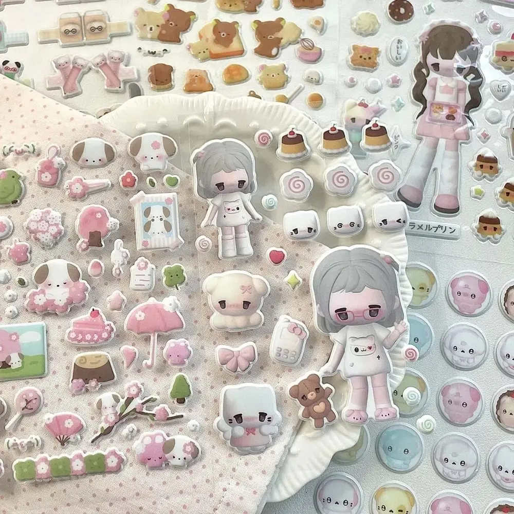 

New Phone Decor Supplies 3D Foam Sticker Cute Cartoon Journal Deco Self Adhesive Multifunction Scrapbook Collage