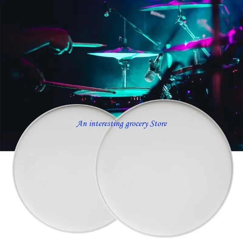 652D 13inch/14inch Drum Skin For Drum/Jazzes Drum Percussion Instrument Part Accessory Quality White Polyester Film Drum Skin