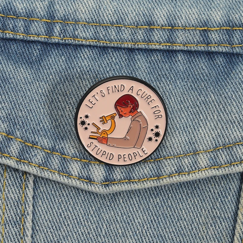 Frauen in der Wissenschaft Emaille Pins Feminismus Broschen Anstecknadeln Experimentelle Studien Schmuck Geschenk für Studenten Freunde