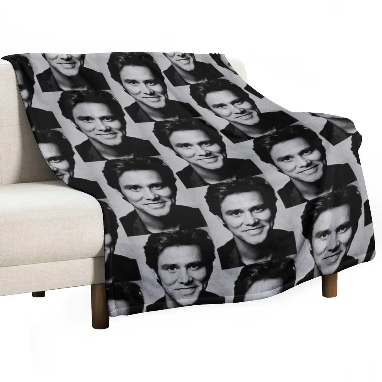 

Jim Carrey Throw Blanket Plaid Large Luxury St Camping Blankets