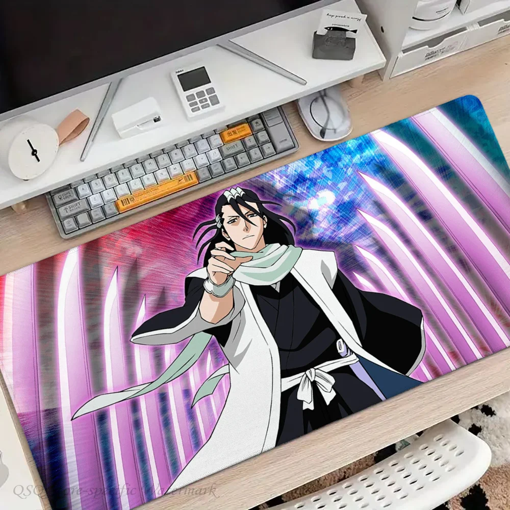 Byakuya Kuchiki Anime Bleach Mousepad Mouse Mat Desk Mat With Pad Gaming Accessories Prime Gaming XXL Keyboard Pad Padding Mat