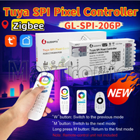 GLEDOPTO ZigBee Tuya SPI Pixel LED Strip Light Controller Smart Life APP Control for RGB/RGBW/RGBCCT WS2812 SK6812 SPI LED Lamp