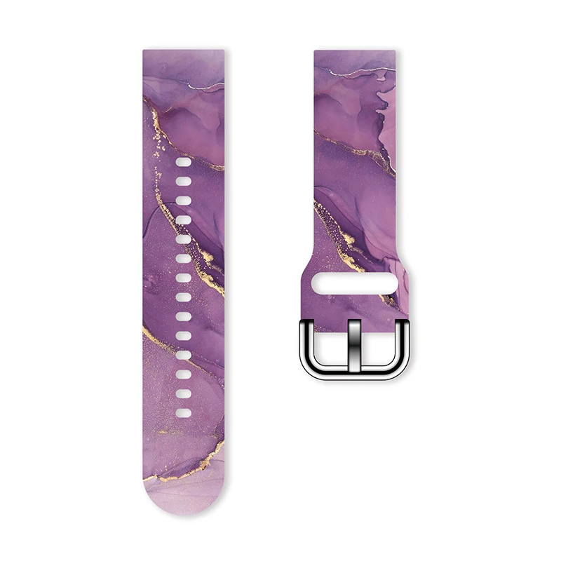 

20MM Jade abstract printed strap for Samsung Galaxy Watch 7/6/5 40mm 44mm Band Replaceable Bracelet for Xiaomi Huawei Watch