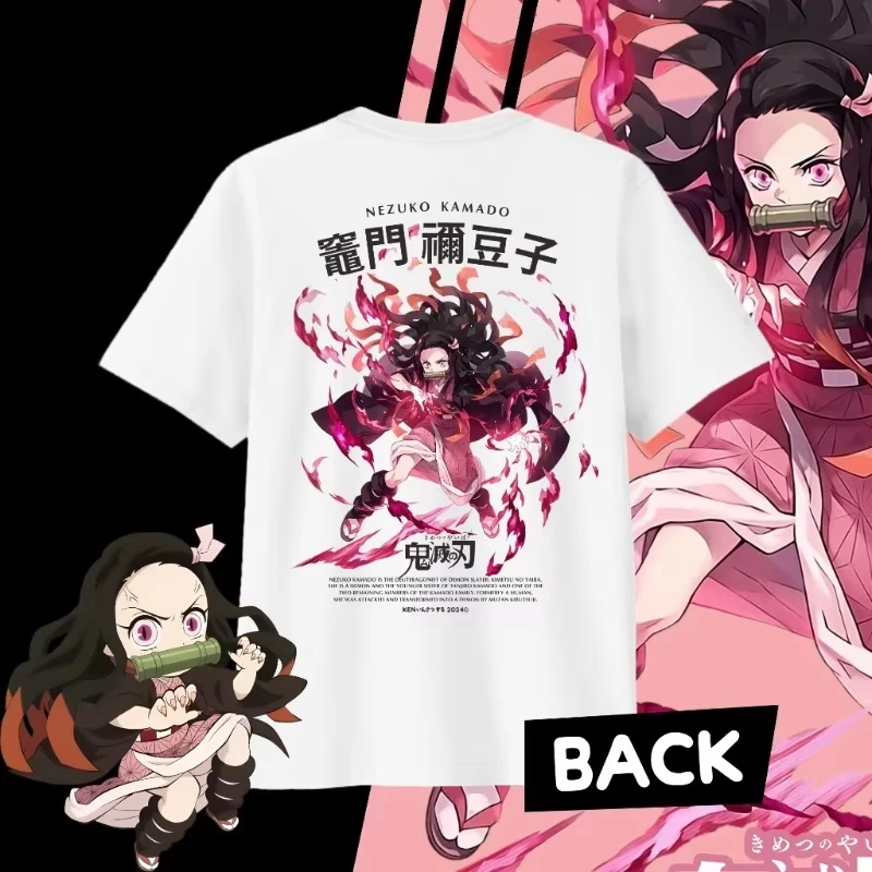 تي شيرت مينيسو أنيمي شيطان القاتل نيزوكو كامادو قطن غير رسمي 30 قسط الأطفال المراهقين البالغين 2025