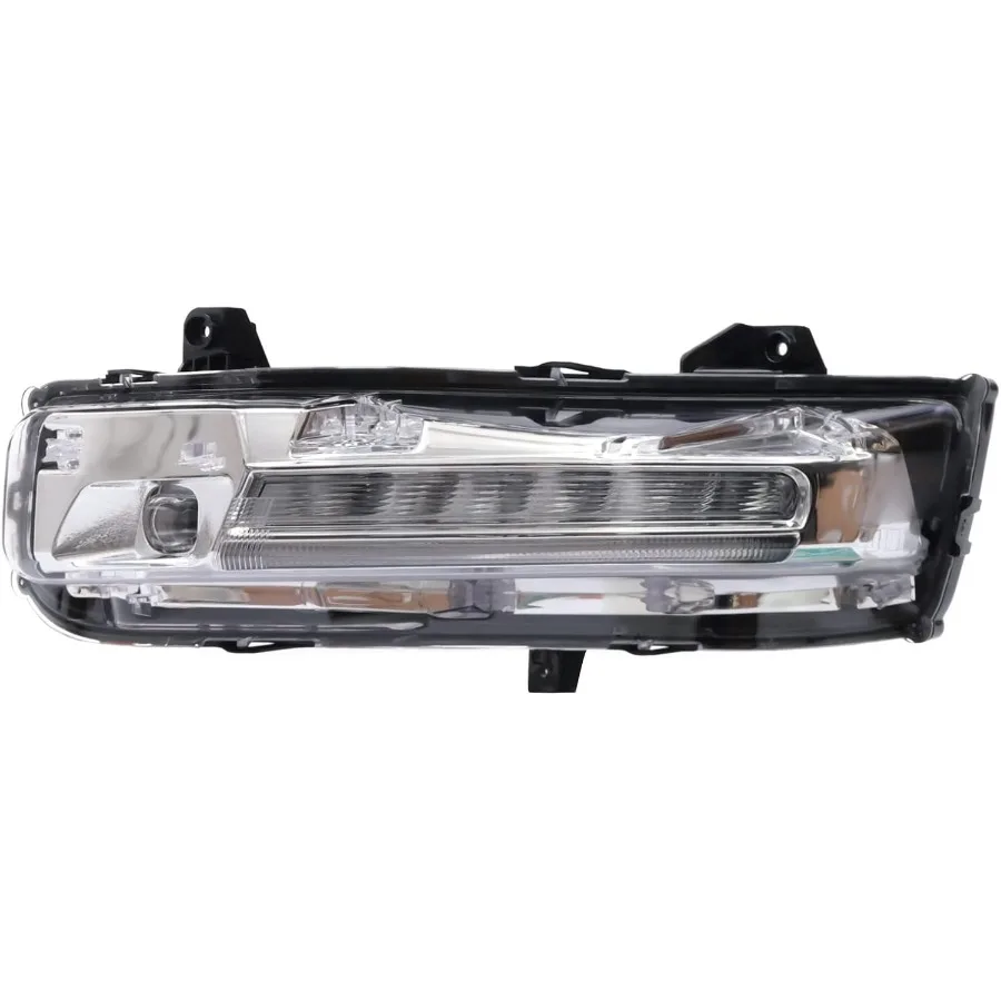 

For 2018 2019 2020 Ford Mustang Left Driver Side and Right Passenger Side LED Clear Fog Light DRL Lamp Accessories Designed for