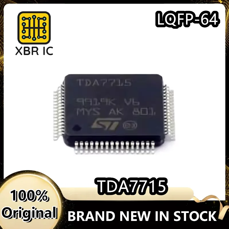 

(1/10 piece) TDA7715 LQFP-64 7715 audio interface chip brand new original authentic spot fast delivery