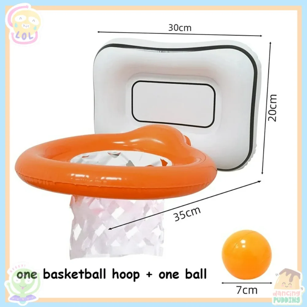 لعبة تعاونية صغيرة قابلة للنفخ كرة السلة هوب في الهواء الطلق داخلي رمي اللعب نفخ مضخة مضحك لعبة لعبة كرة السلة اللعب