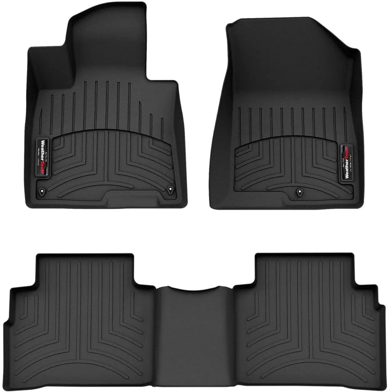 

Всепогодная защита пола для Kia Sportage - резиновые коврики, черные, на заказ