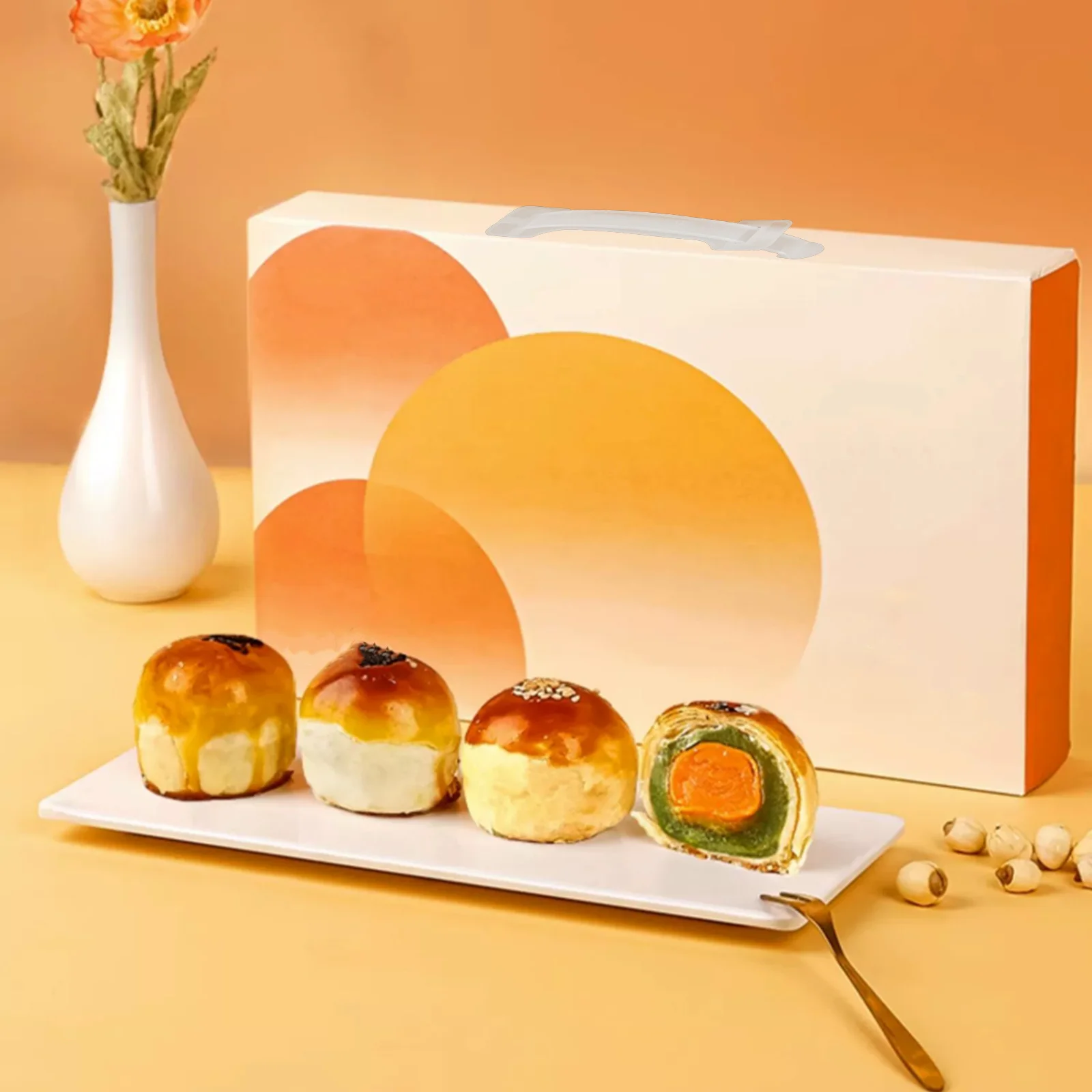 

30pcs Plastic Carrying For Cake Boxes Replacement Heavy Duty Box Straps Moving Carton Handles Elegant Gift Packaging