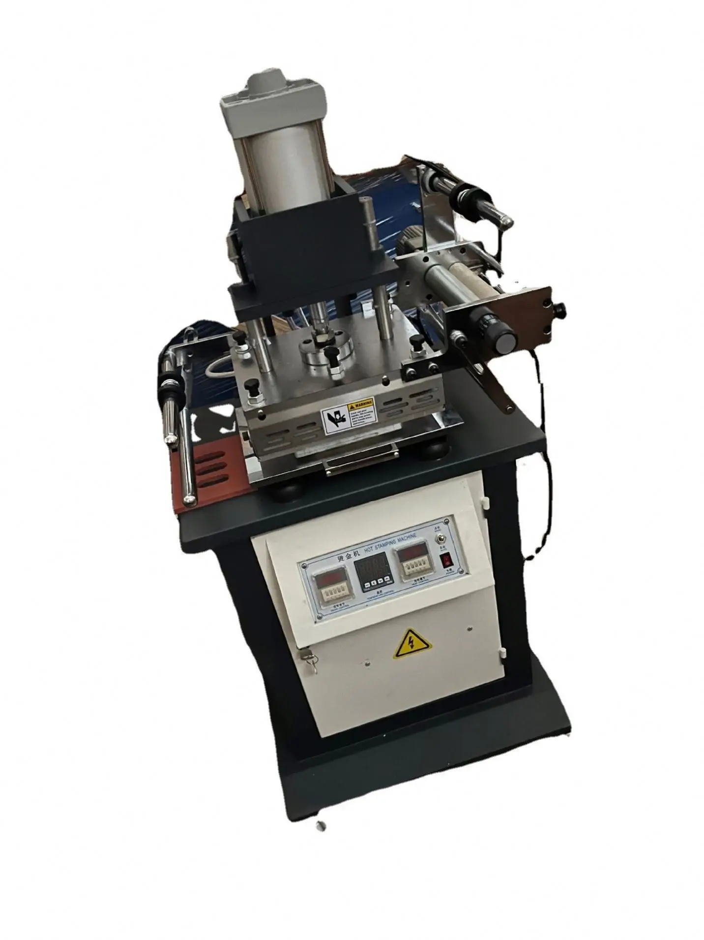210*260 Wholesale Small Size Portable Electric JD210 Embossing Printing Pneumatic Hot Foil Stamping Machine for Leather Plastic
