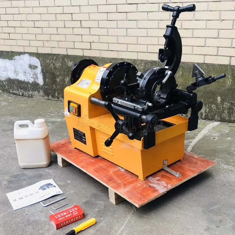 Metal Steel Pipe Threading Machine, Round Tube Thread Rolling Machine, Pipe Threading Equipment