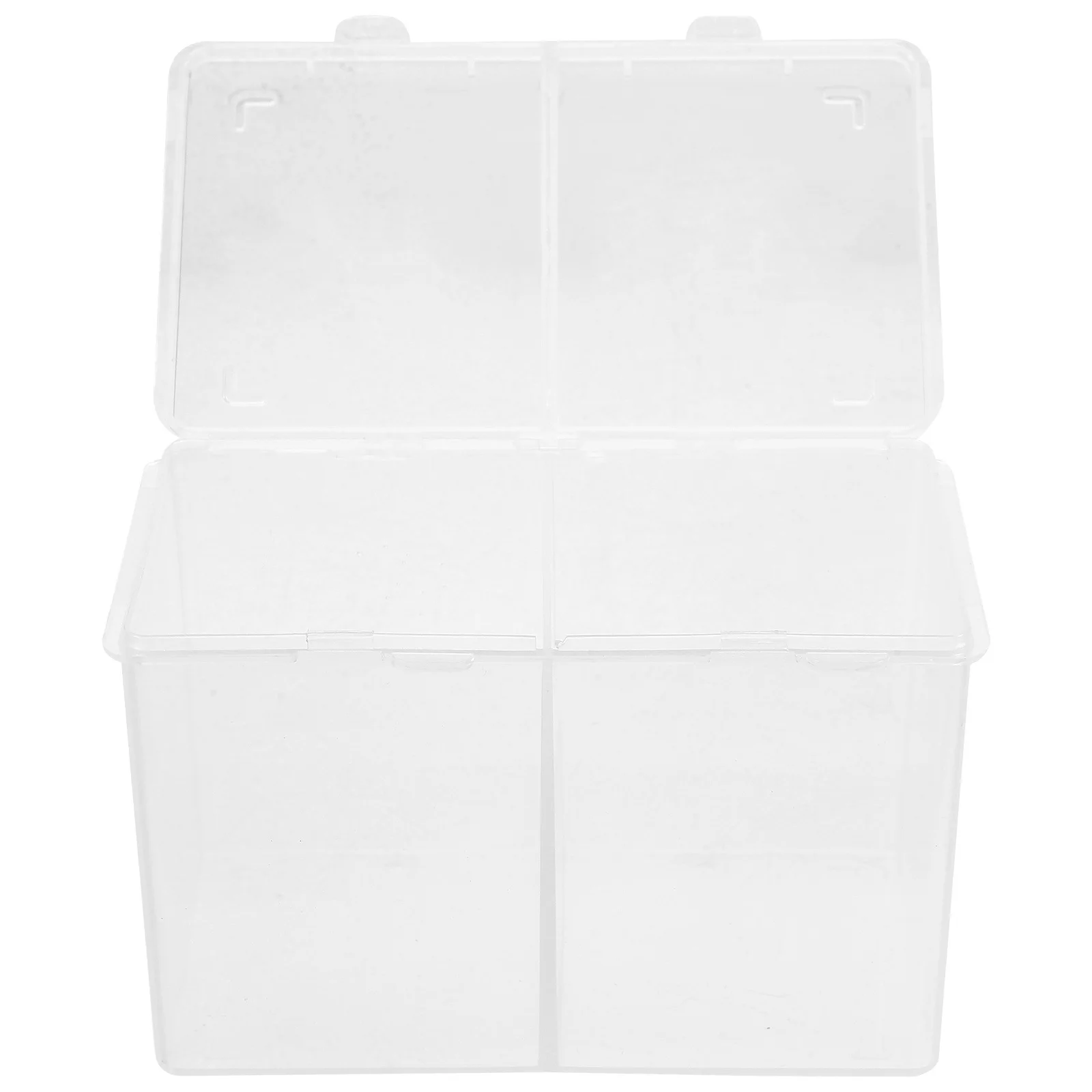 

Cotton Pads Box Large Capacity Plastic Storage Organizer For Makeup Accessories Case Holder Compartment Design