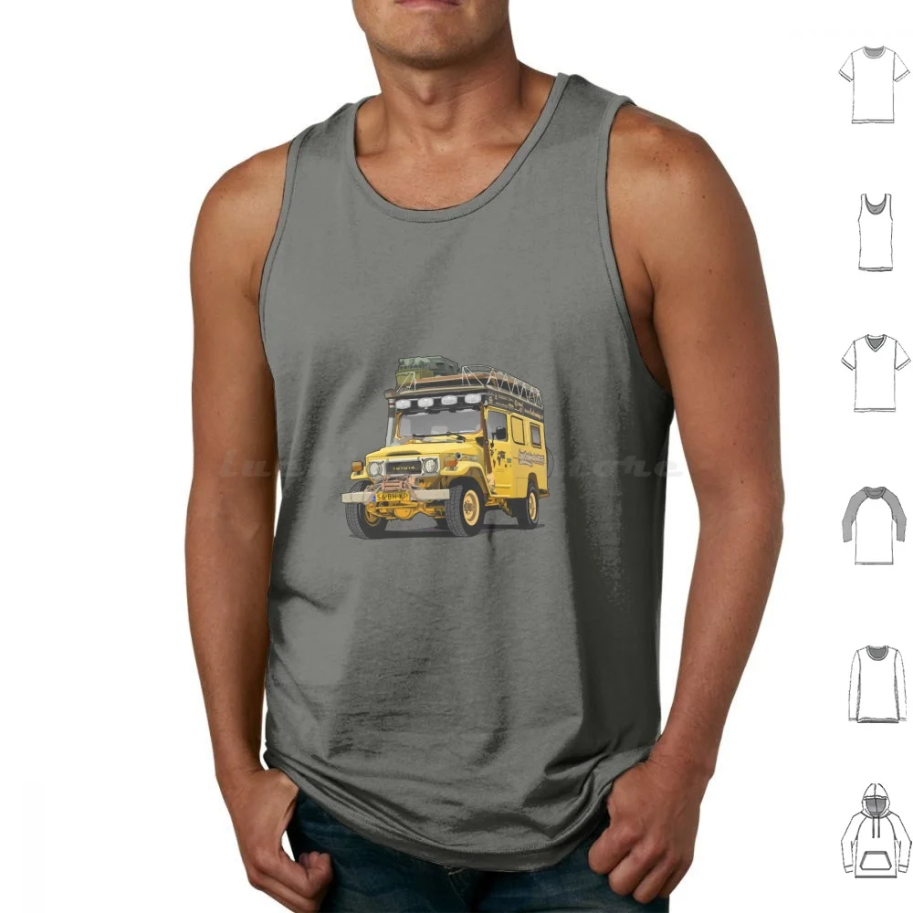 12ender Tank Tops Print Cotton Landcruising Landcruising Adventure Every Mile Tells A Story Fj40 Bj45 Overland