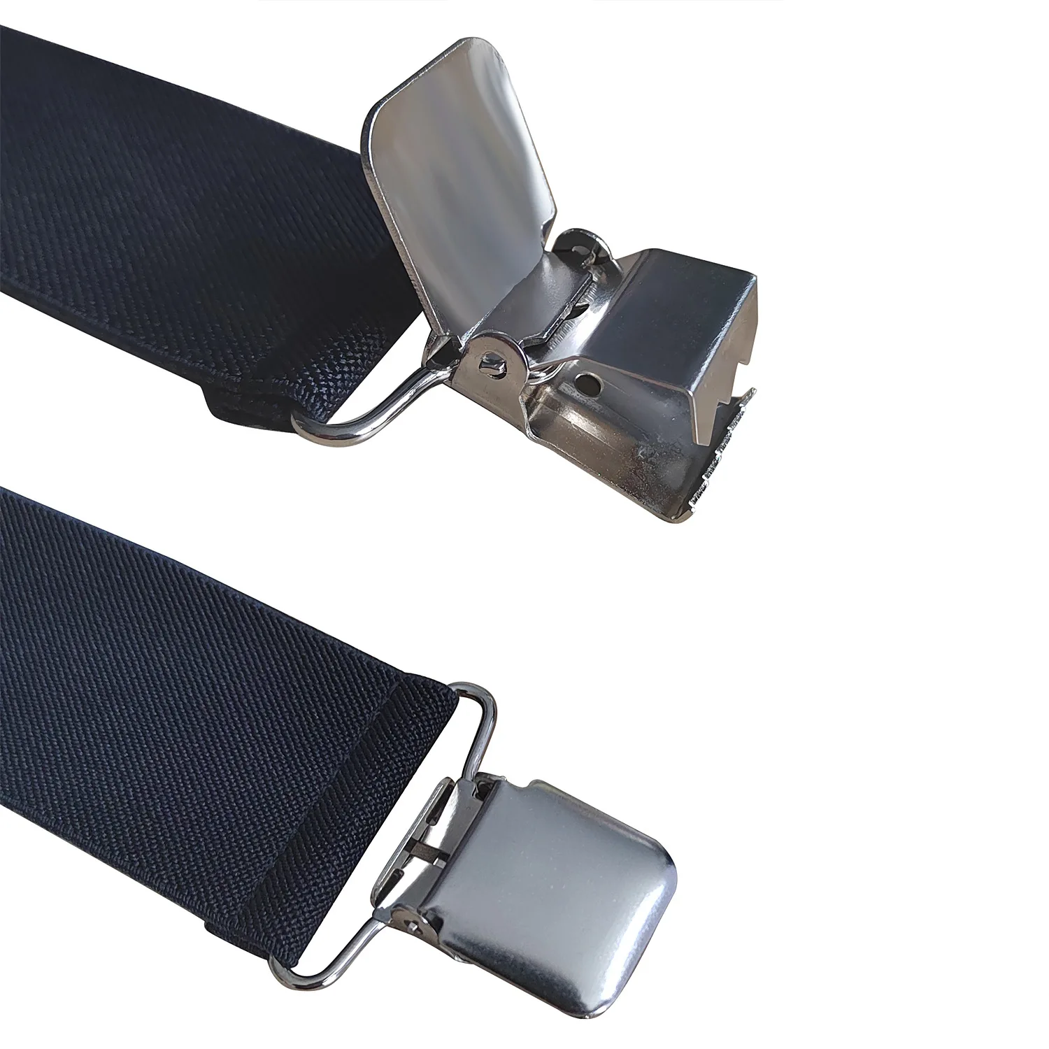 Suspenders Men 4 Clip 5cm Width Braces Adjustable Elastic Strap Belts Heavy Duty Trouser Suspensorio Garter