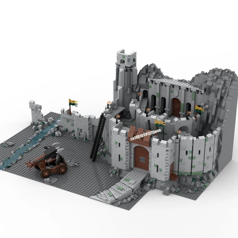 3126PCS MOC Lord of The Ringsed Movie Helm's Deep battle Hornburg Model DIY creative ideas Childtoy BirthdayGift Building blocks