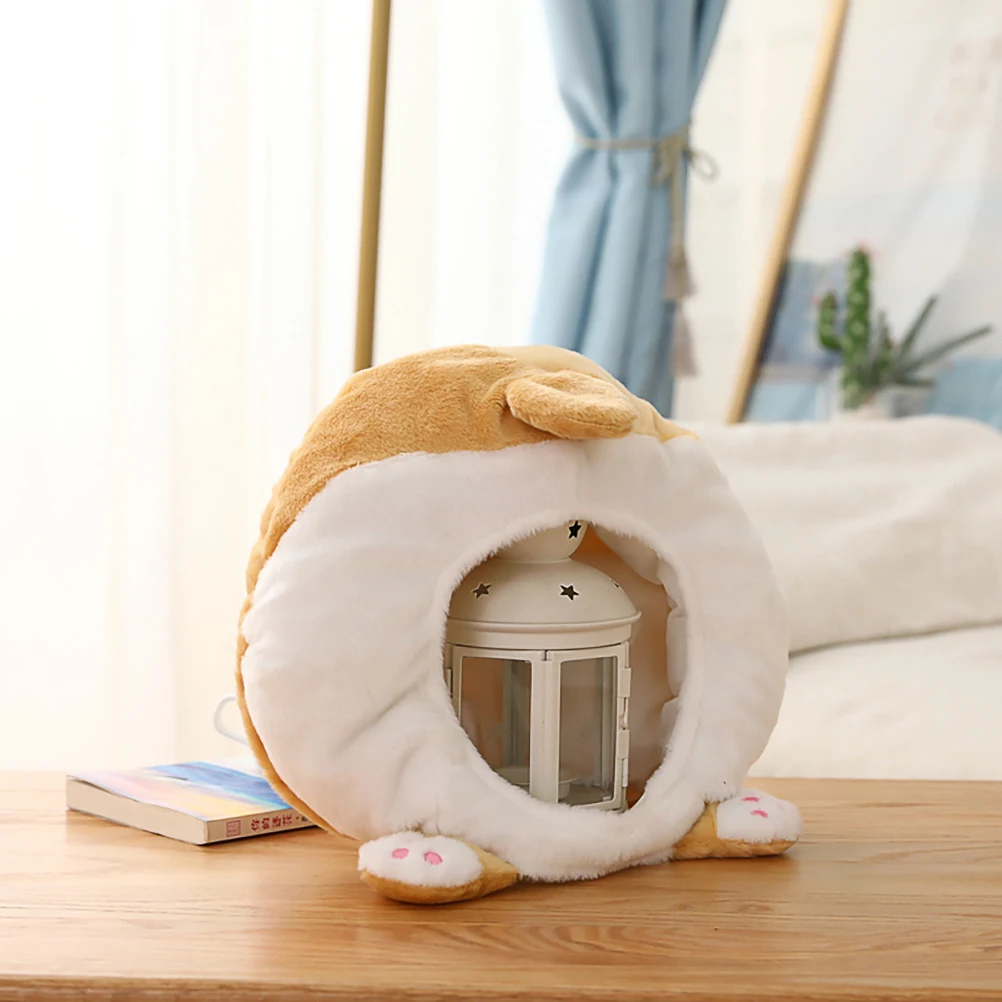 

Corgi Butt Headgear Fashionable Warm Hat for Kids Photo Prop Lovely Performance Halloween Costume Winter Protection