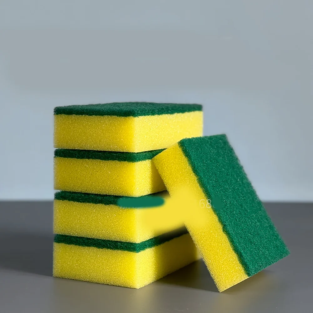 1/10/20pcs Dishwashing Sponge Highly Absorbent Double Sided Sponge Cleaning Kitchen Supplie High Density Dishwashing Sponge Wipe